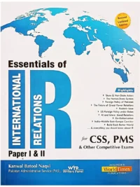 Essentials of International Relations By Kanwal Batool Naqvi JWT