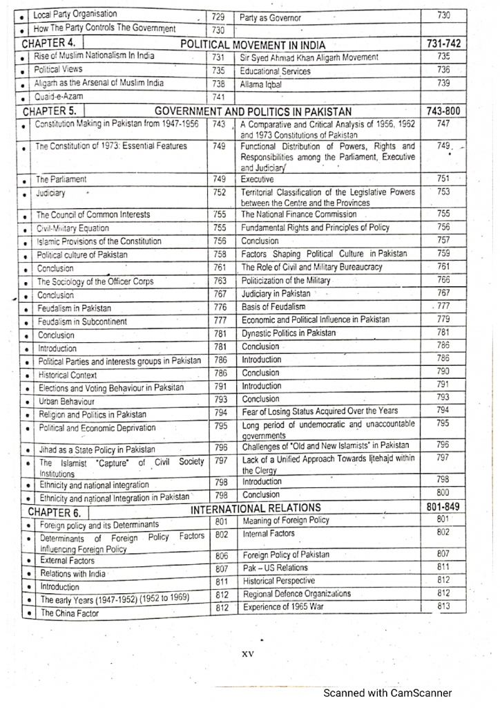 Political Science (CSS/PMS) By Shabir Hussain Ch. Caravan Publisher - Image 10