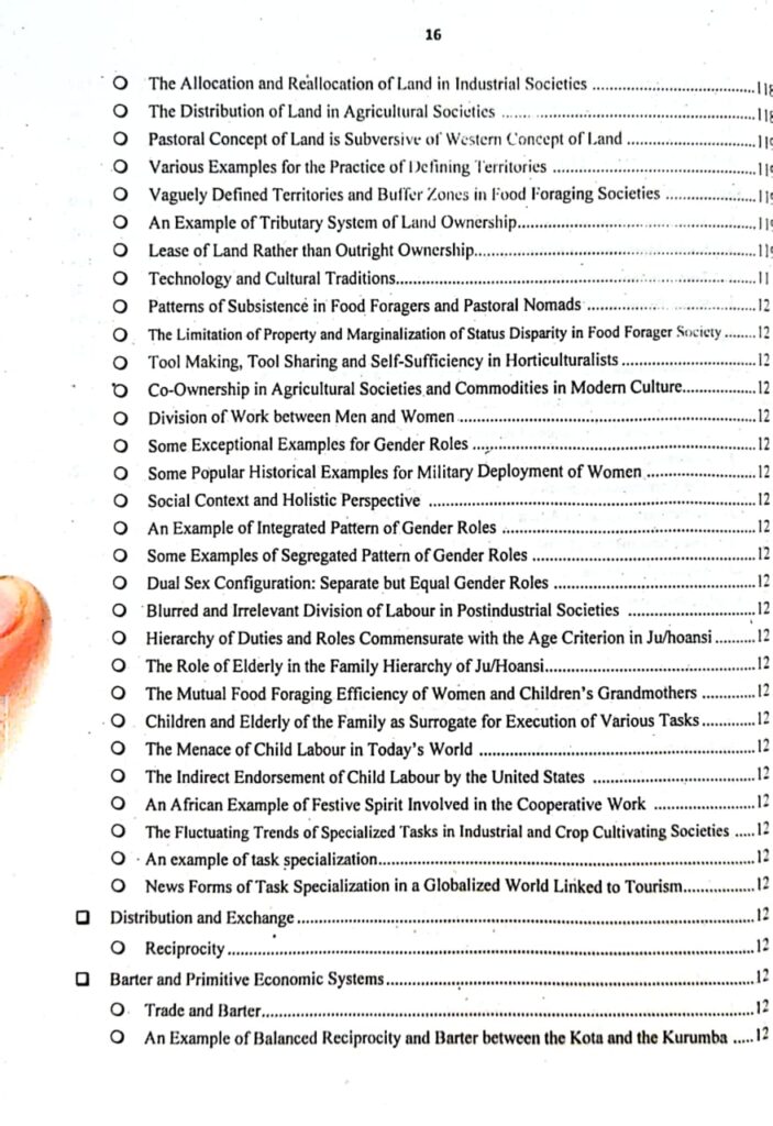 Anthropology for CSS/PMS By Sarah Khan JWT - Image 8