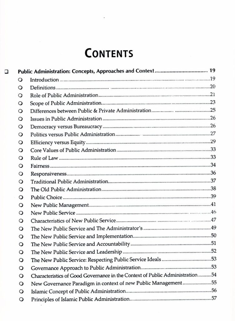 Public Administration Issues and Perspectives Iqra Riaz-Ud-Din JWT
