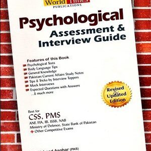 Psychological Assessment & Interview Guide By Dr Waheed Asghar (PAS) JWT