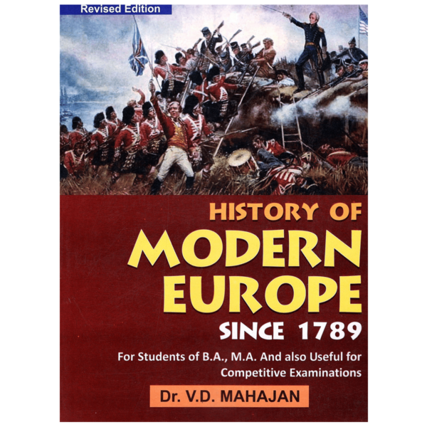 History of Modern Europe Since 1789 By V.D. Mahajan