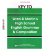 Wren & Martin's Key to High School English Grammar & Composition