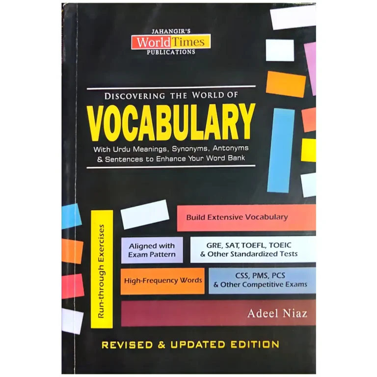 Discovering The World of Vocabulary By Adeel Niaz JWT