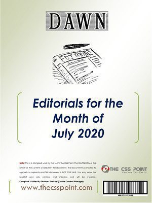 Monthly DAWN Editorials July 2020