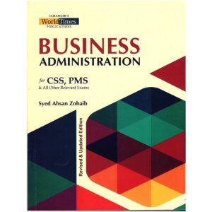 Business Administration By Syed Ahsan Zohaib JWT