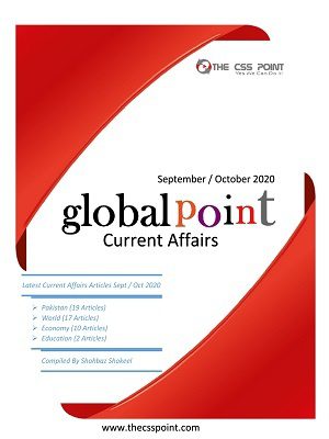 Monthly Global Point Current Affairs September October 2020