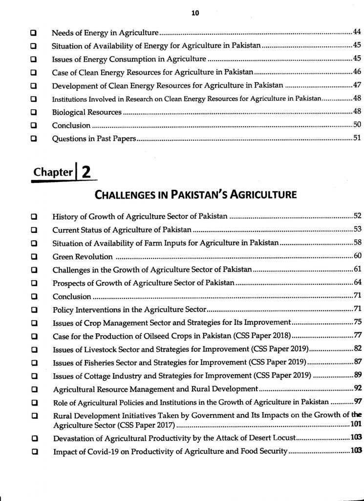 Agriculture & Forestry CSS & PMS By Dr Tasawar Abbas Basra JWT - Image 3