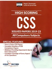 High Scoring CSS Solved Compulsory Papers 2019 to 2023 Dogar Brothers