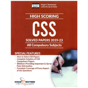 CSS Solved Past Papers 2019 to 2023 Dogar Brothers