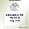 Monthly DAWN Editorials May 2021