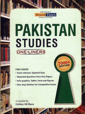Pakistan Studies By One Liners By Fatima Ali Raza JWT