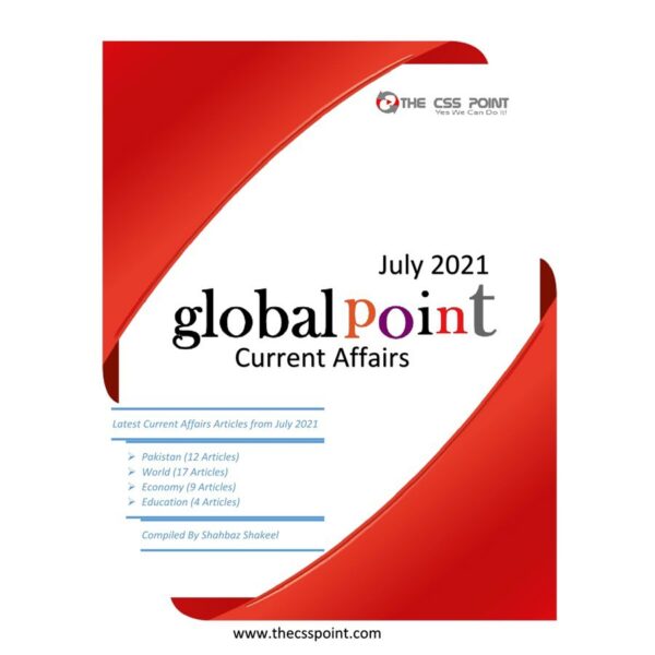 Monthly Global Point Current Affairs July 2021