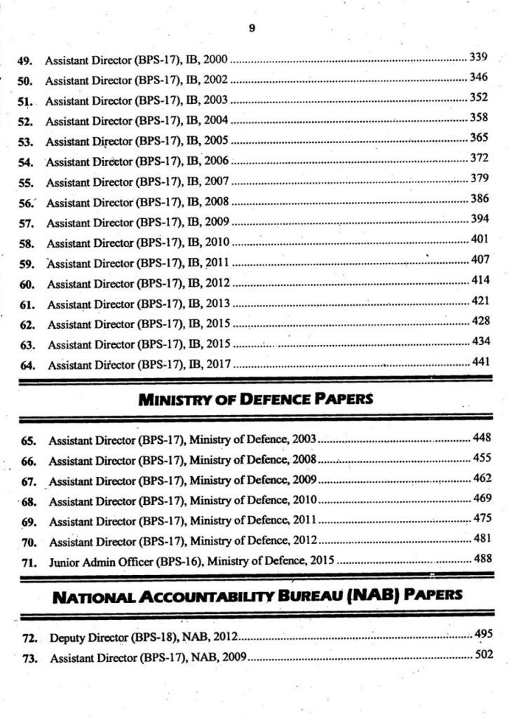 Big Book of FPSC Solved Papers By JWT Edition - Image 4