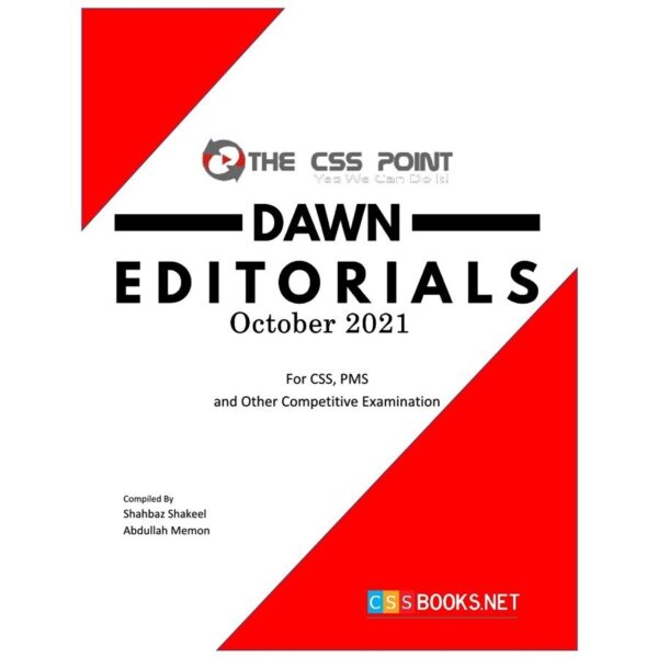 Monthly DAWN Editorials October 2021