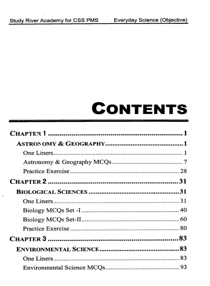 Everyday Science MCQs By Mian Shafiq and Rabbia Sehar