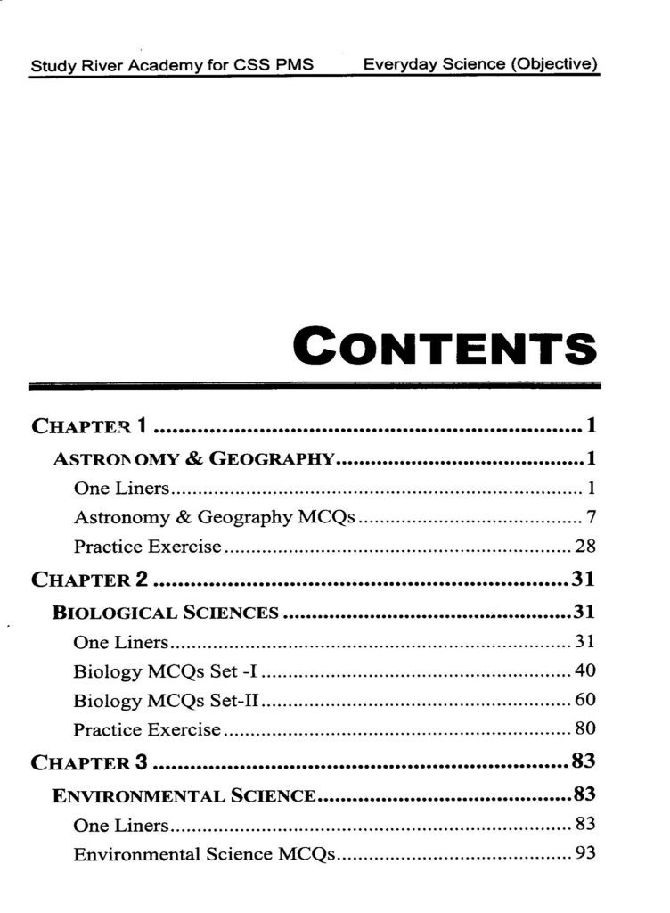 Everyday Science MCQs By Mian Shafiq and Rabbia Sehar