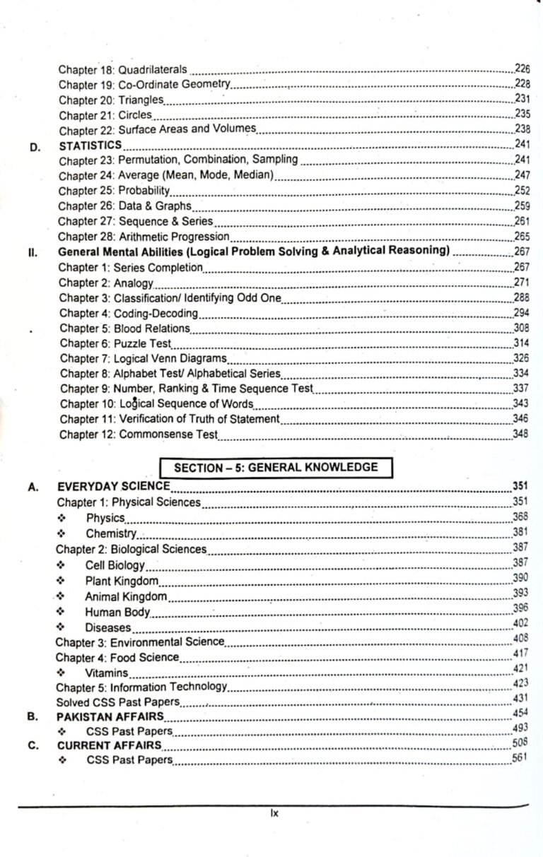 CSS Screening Test MPT By Hafiz Karim Dad Chughtai Caravan 2024-25 Edition - Image 3
