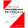 Monthly DAWN Editorials January 2022