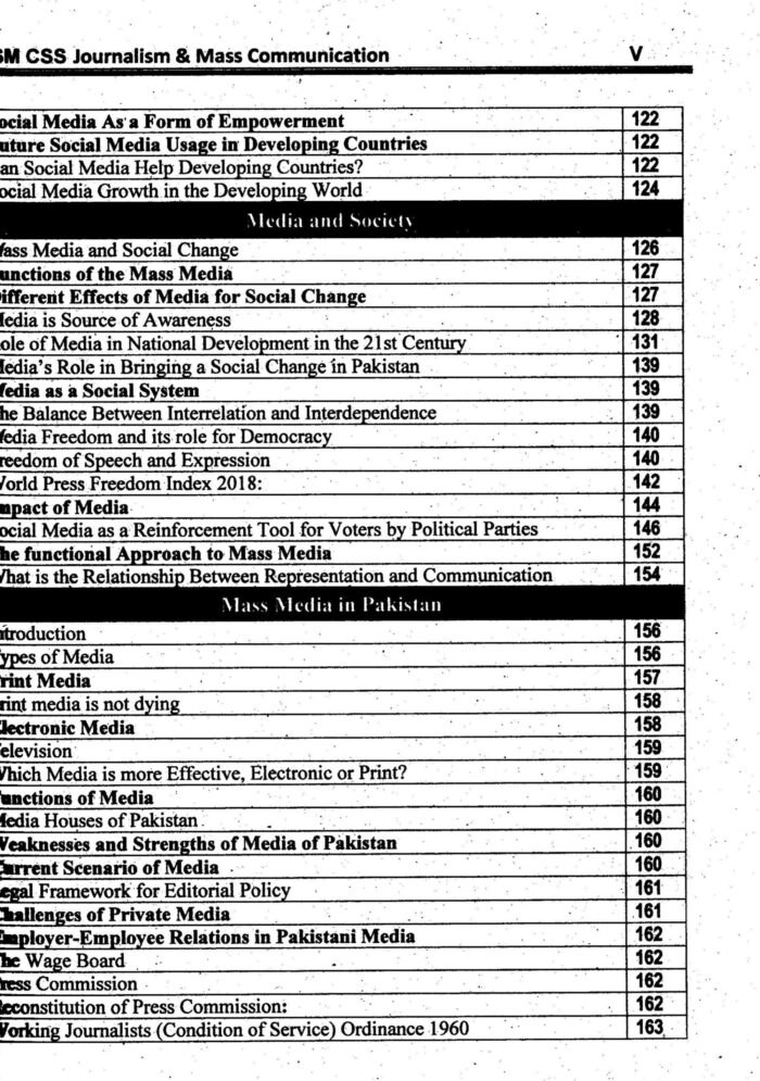 Journalism & Mass Communication MCQs By Aamer Shahzad HSM - Image 4