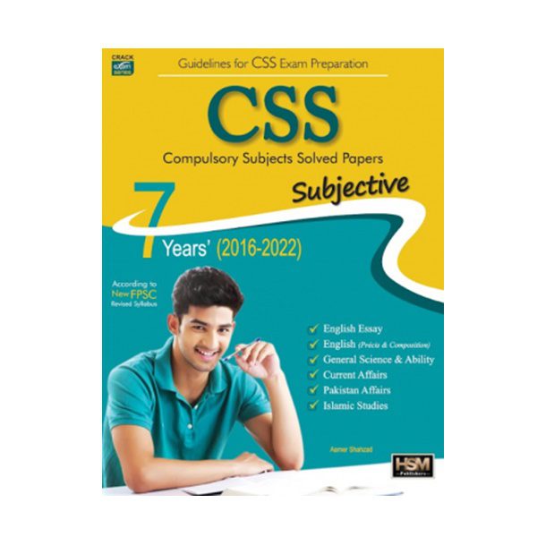 CSS Compulsory Subjects Solved Papers 2016-2022 HSM