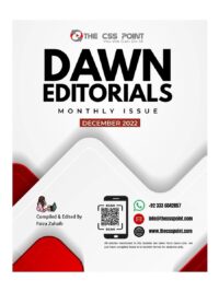 Dawn Editorials December 2022 Monthly Issue