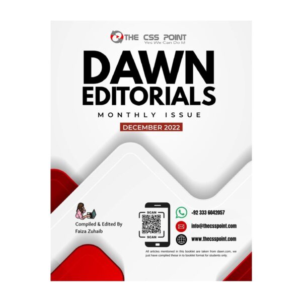 Dawn Editorials December 2022 Monthly Issue