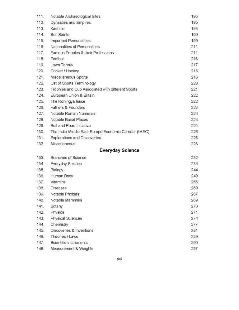 General Knowledge One Liner Iqra Imtiaz 46th Edition