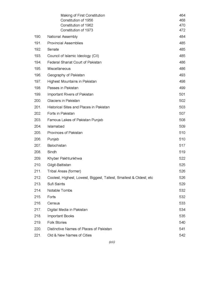 General Knowledge One Liner Iqra Imtiaz 46th Edition - Image 4